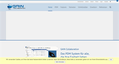 Desktop Screenshot of gain.de